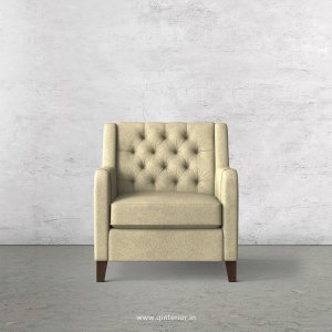Eligence 1 Seater Sofa in Fab Leather Fabric - SFA011 FL10