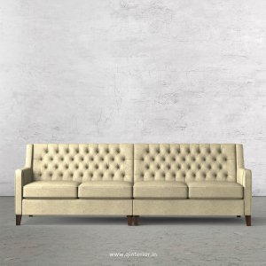 Eligence 4 Seater Sofa in Fab Leather Fabric - SFA011 FL10