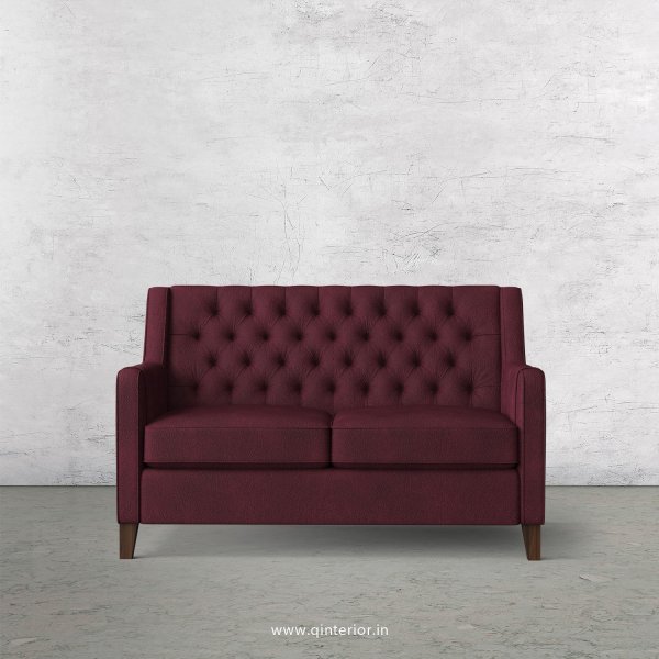Eligence 2 Seater Sofa in Fab Leather Fabric - SFA011 FL12