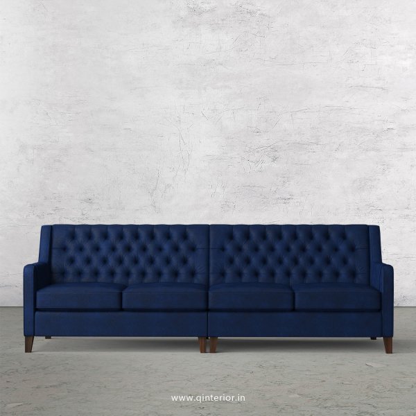 Eligence 4 Seater Sofa in Fab Leather Fabric - SFA011 FL13