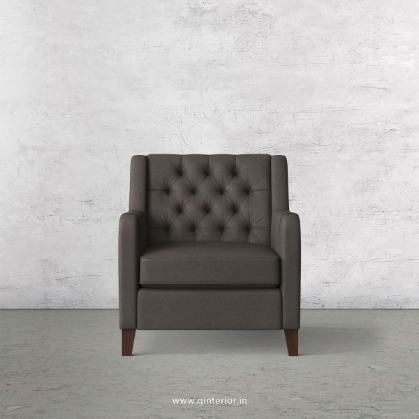Eligence 1 Seater Sofa in Fab Leather Fabric - SFA011 FL15