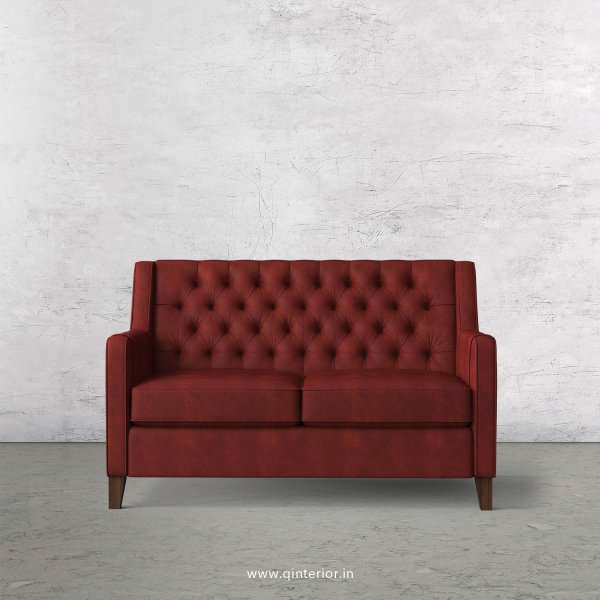 Eligence 2 Seater Sofa in Fab Leather Fabric - SFA011 FL17