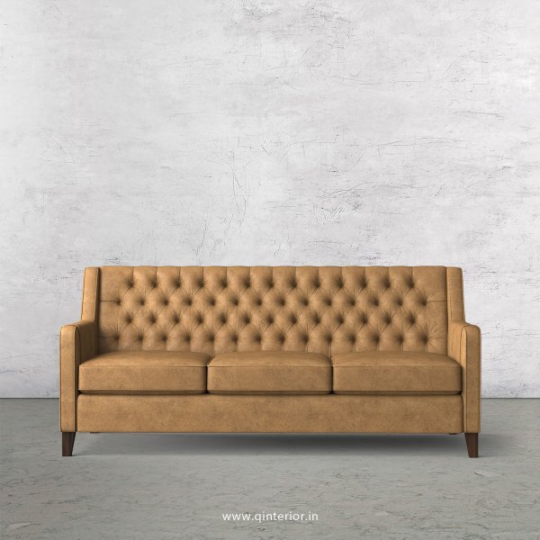 Eligence 3 Seater Sofa in Fab Leather Fabric - SFA011 FL02