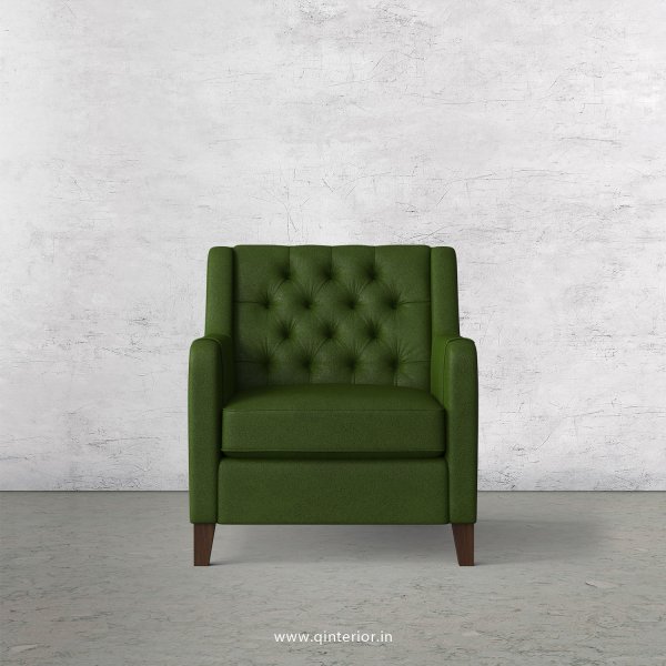 Eligence 1 Seater Sofa in Fab Leather Fabric - SFA011 FL04