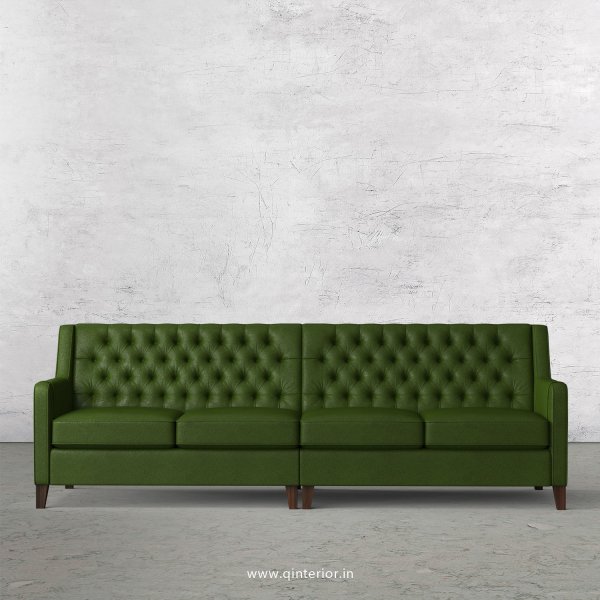Eligence 4 Seater Sofa in Fab Leather Fabric - SFA011 FL04