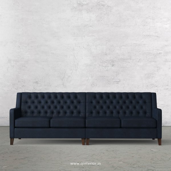 Eligence 4 Seater Sofa in Fab Leather Fabric - SFA011 FL05