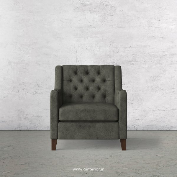 Eligence 1 Seater Sofa in Fab Leather Fabric - SFA011 FL07