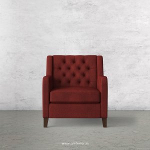 Eligence 1 Seater Sofa in Fab Leather Fabric - SFA011 FL08