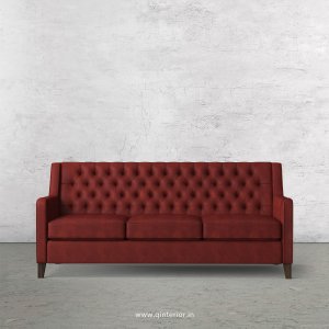 Eligence 3 Seater Sofa in Fab Leather Fabric - SFA011 FL08