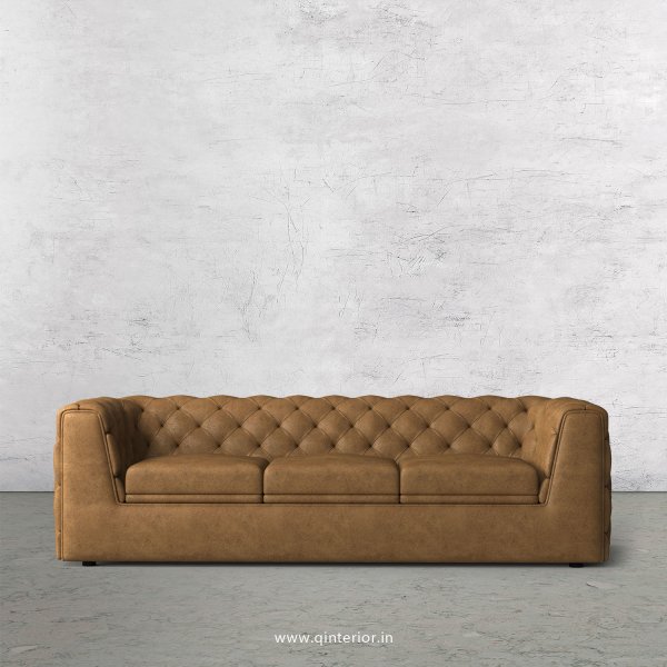 ERGO 3 Seater Sofa in Fab Leather Fabric - SFA009 FL02