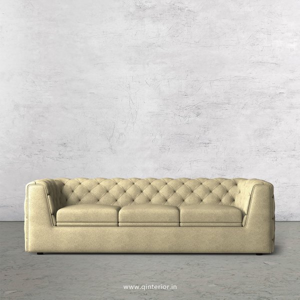 ERGO 3 Seater Sofa in Fab Leather Fabric - SFA009 FL10