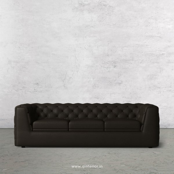 ERGO 3 Seater Sofa in Fab Leather Fabric - SFA009 FL11