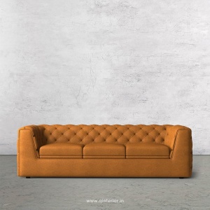 ERGO 3 Seater Sofa in Fab Leather Fabric - SFA009 FL14