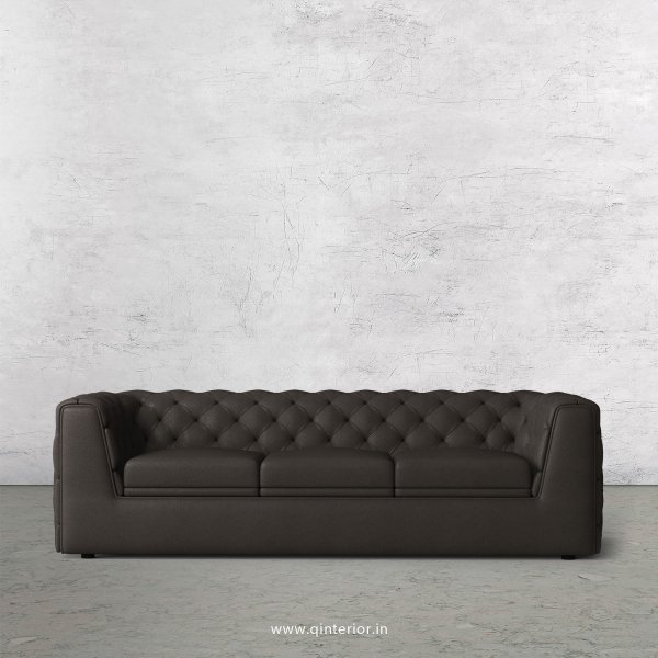 ERGO 3 Seater Sofa in Fab Leather Fabric - SFA009 FL15