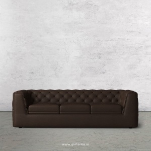 ERGO 3 Seater Sofa in Fab Leather Fabric - SFA009 FL16
