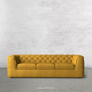 ERGO 3 Seater Sofa in Fab Leather Fabric - SFA009 FL18