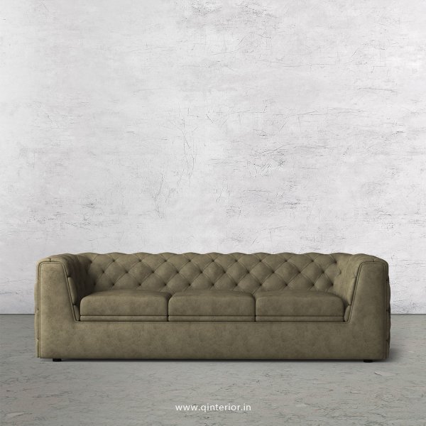 ERGO 3 Seater Sofa in Fab Leather Fabric - SFA009 FL03
