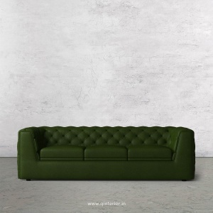 ERGO 3 Seater Sofa in Fab Leather Fabric - SFA009 FL04