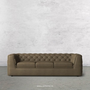 ERGO 3 Seater Sofa in Fab Leather Fabric - SFA009 FL06