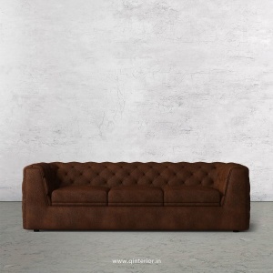 ERGO 3 Seater Sofa in Fab Leather Fabric - SFA009 FL09