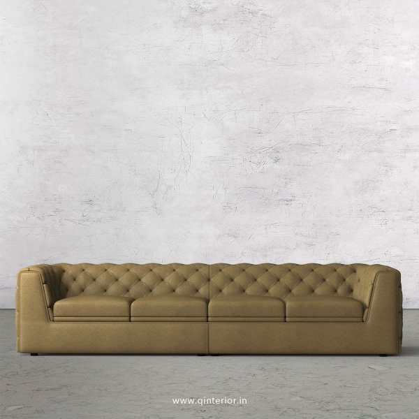 ERGO 4 Seater Sofa in Fab Leather Fabric - SFA009 FL01