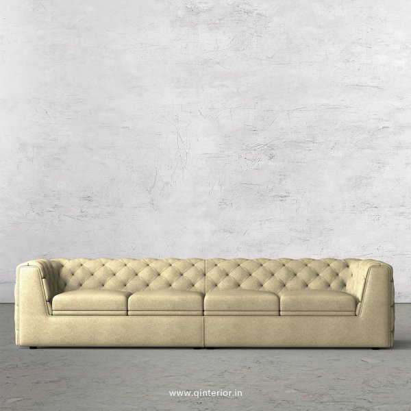 ERGO 4 Seater Sofa in Fab Leather Fabric - SFA009 FL10