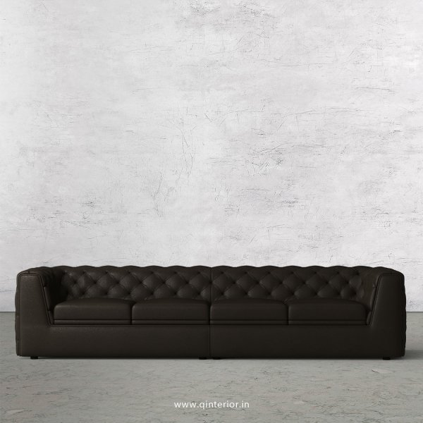 ERGO 4 Seater Sofa in Fab Leather Fabric - SFA009 FL11