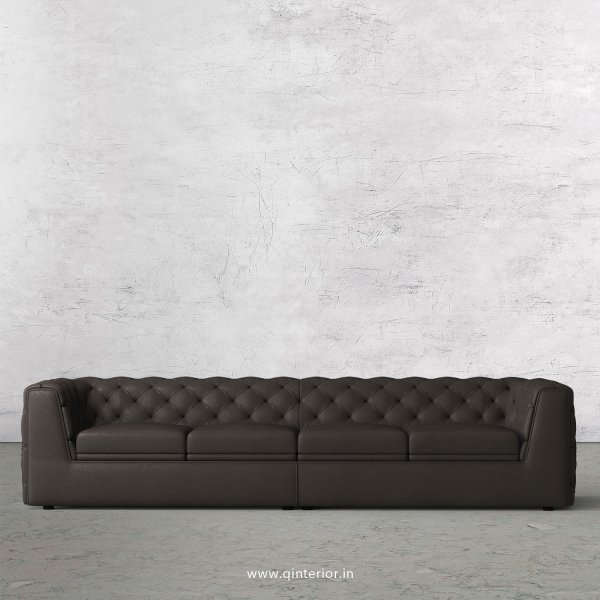 ERGO 4 Seater Sofa in Fab Leather Fabric - SFA009 FL15