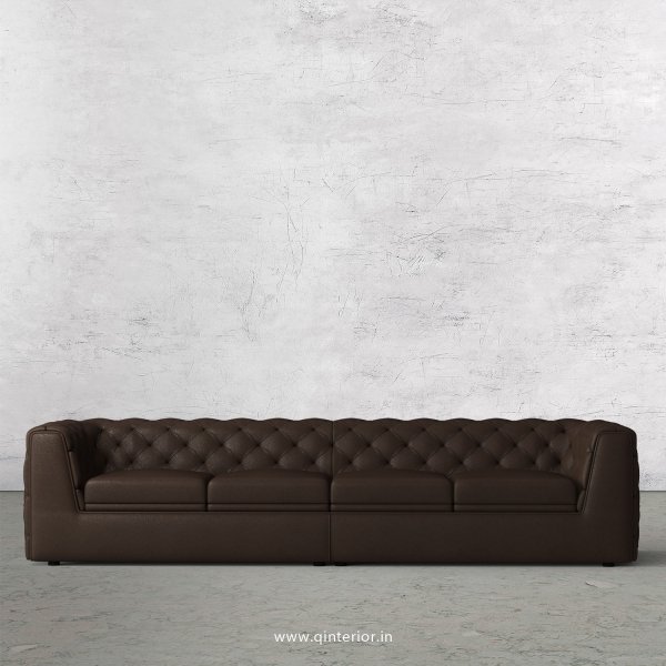 ERGO 4 Seater Sofa in Fab Leather Fabric - SFA009 FL16