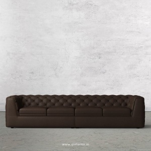 ERGO 4 Seater Sofa in Fab Leather Fabric - SFA009 FL16