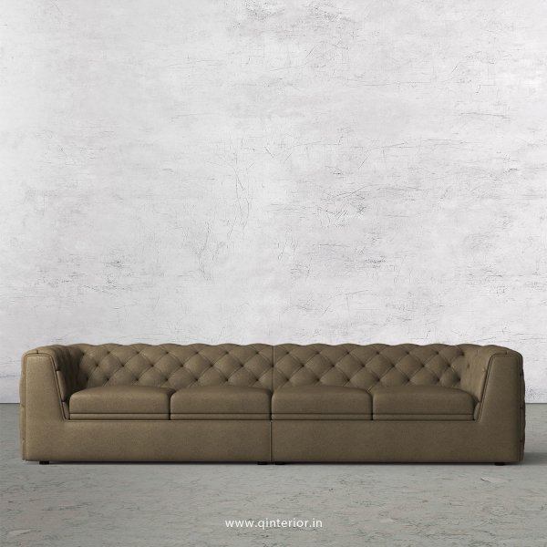 ERGO 4 Seater Sofa in Fab Leather Fabric - SFA009 FL06