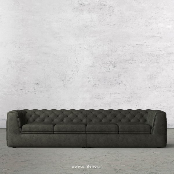 ERGO 4 Seater Sofa in Fab Leather Fabric - SFA009 FL07