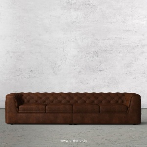 ERGO 4 Seater Sofa in Fab Leather Fabric - SFA009 FL09