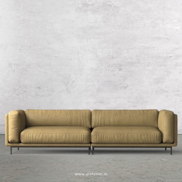 Estro 4 Seater Sofa in Fab Leather Fabric - SFA007 FL01