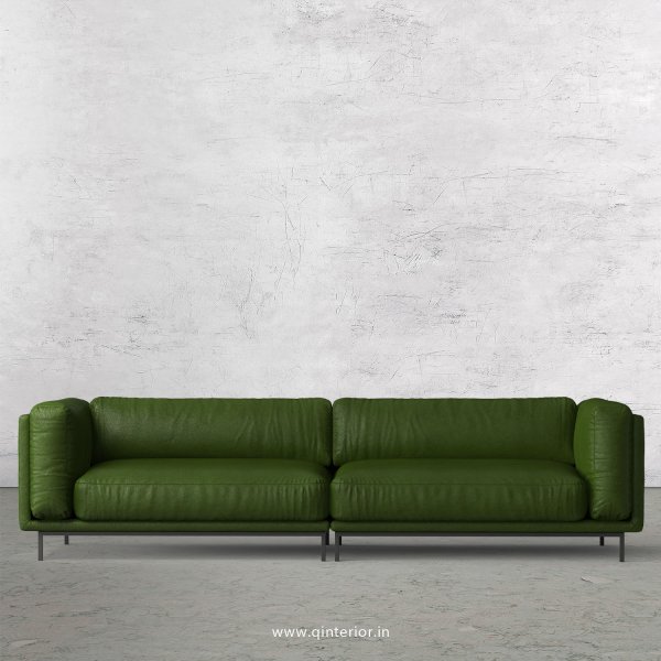 Estro 4 Seater Sofa in Fab Leather Fabric - SFA007 FL04