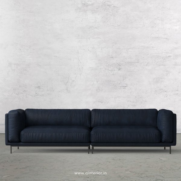 Estro 4 Seater Sofa in Fab Leather Fabric - SFA007 FL05