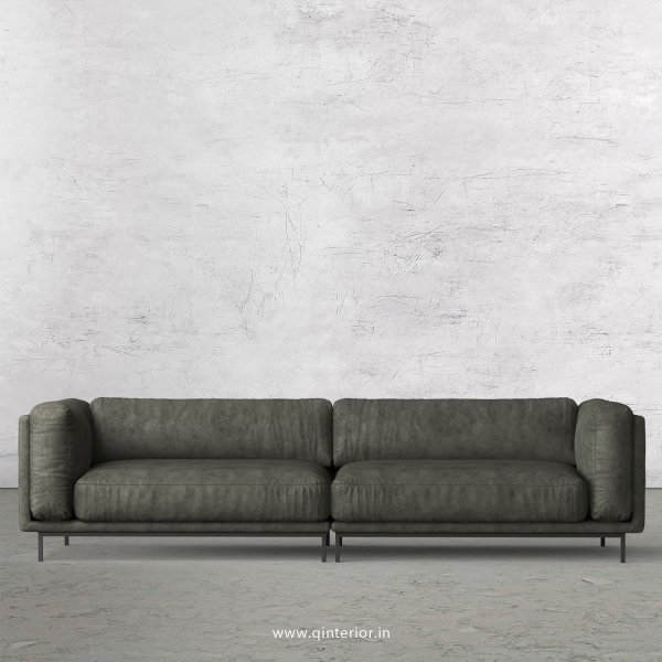 Estro 4 Seater Sofa in Fab Leather Fabric - SFA007 FL07