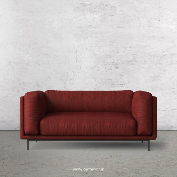 Estro 2 Seater Sofa in Fab Leather Fabric - SFA007 FL08