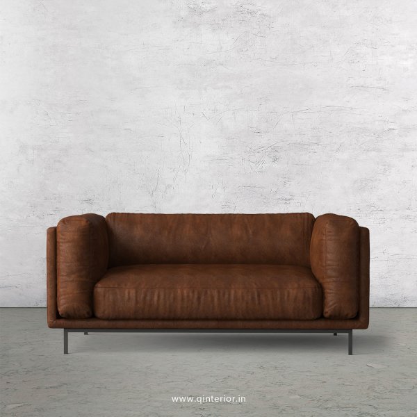 Estro 2 Seater Sofa in Fab Leather Fabric - SFA007 FL09