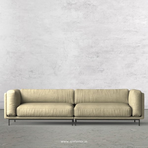 Estro 4 Seater Sofa in Fab Leather Fabric - SFA007 FL10