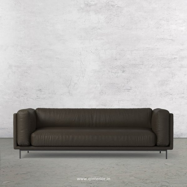 Estro 3 Seater Sofa in Fab Leather Fabric - SFA007 FL11