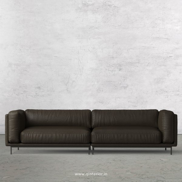 Estro 4 Seater Sofa in Fab Leather Fabric - SFA007 FL11