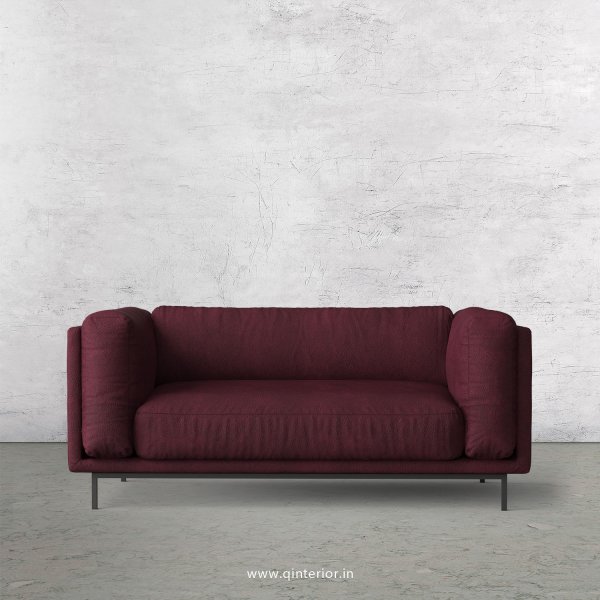 Estro 2 Seater Sofa in Fab Leather Fabric - SFA007 FL12