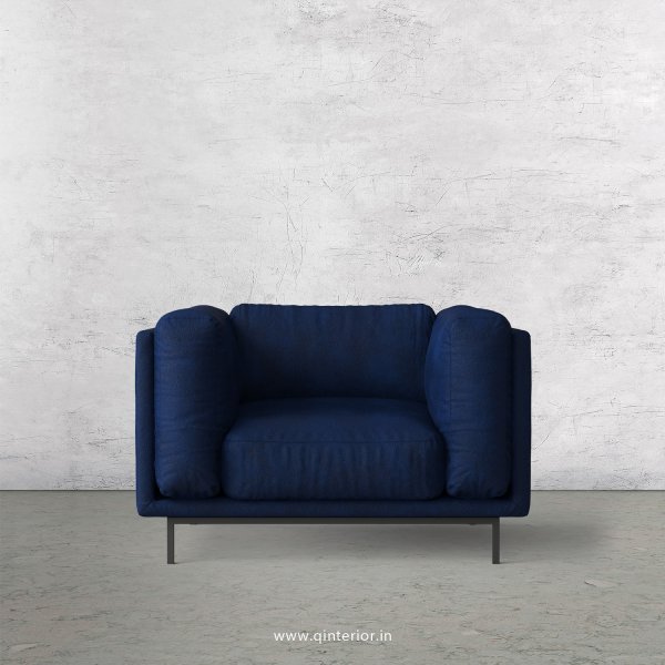 Estro 1 Seater Sofa in Fab Leather Fabric - SFA007 FL13