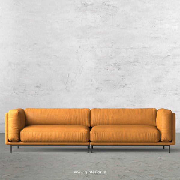 Estro 4 Seater Sofa in Fab Leather Fabric - SFA007 FL14