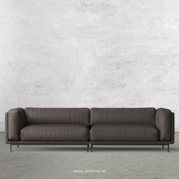 Estro 4 Seater Sofa in Fab Leather Fabric - SFA007 FL15