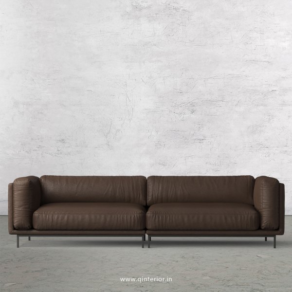 Estro 4 Seater Sofa in Fab Leather Fabric - SFA007 FL16