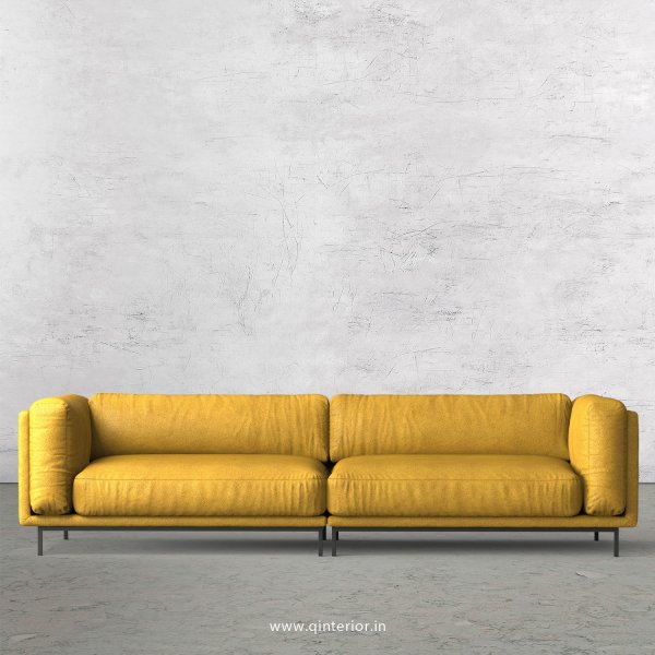 Estro 4 Seater Sofa in Fab Leather Fabric - SFA007 FL18