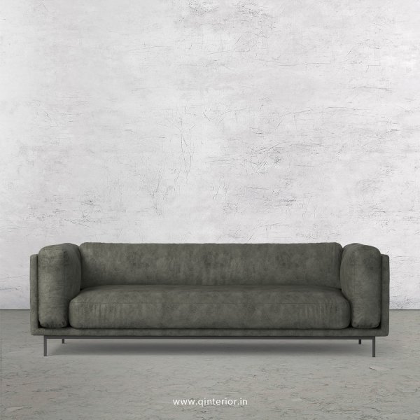 Estro 3 Seater Sofa in Fab Leather Fabric - SFA007 FL07