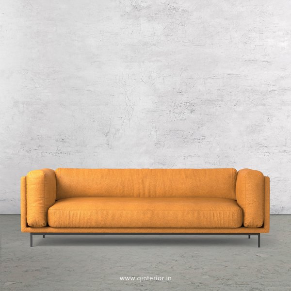 Estro 3 Seater Sofa in Fab Leather Fabric - SFA007 FL14